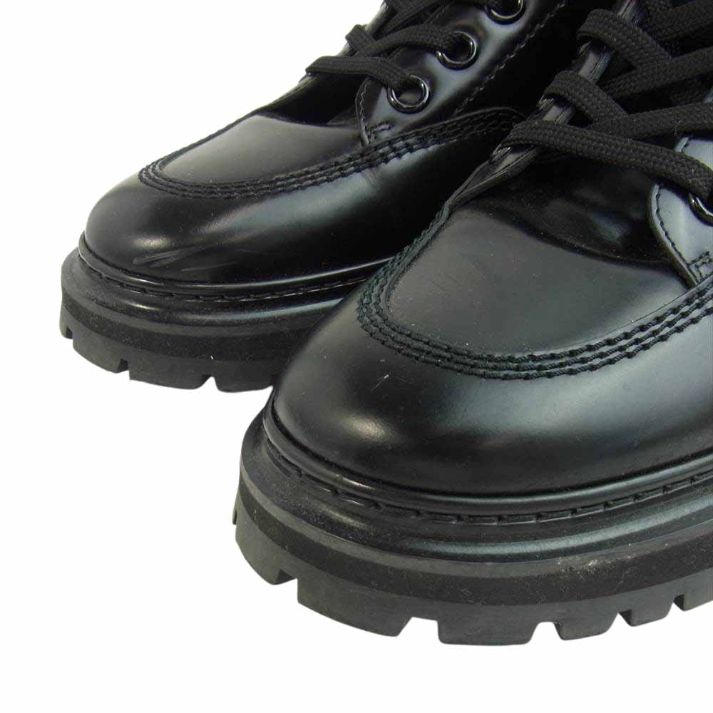LOUIS VUITTON ルイ・ヴィトン アベスライン ダービー レザー スニーカー ブラック系 8【中古】