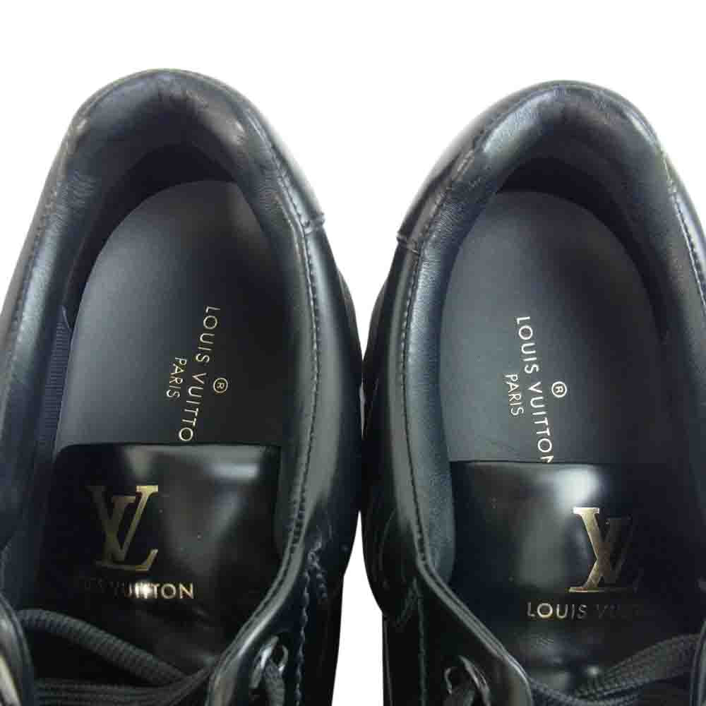 LOUIS VUITTON ルイ・ヴィトン アベスライン ダービー レザー スニーカー ブラック系 8【中古】