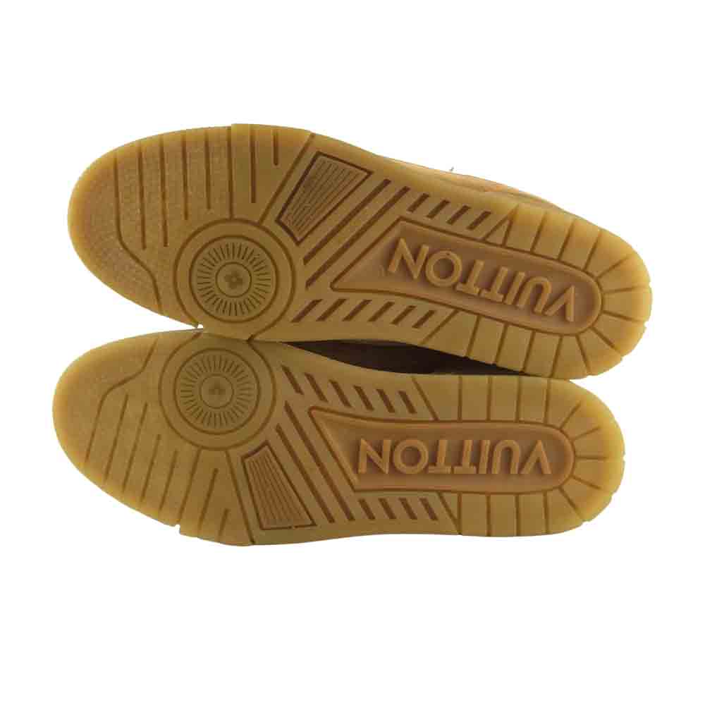 LOUIS VUITTON ルイ・ヴィトン 1A5Q01 LV トレイナー ライン スエード スニーカー ブラウン ブラウン系 8【中古】