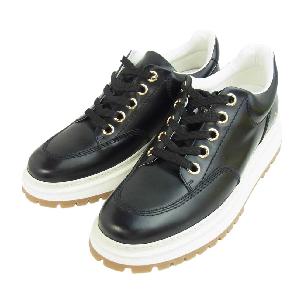 LOUIS VUITTON ルイ・ヴィトン アベスライン ダービー レザー スニーカー ブラック系 8【極上美品】【中古】