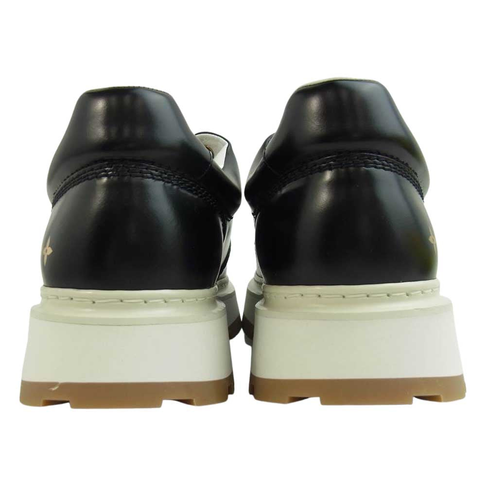 LOUIS VUITTON ルイ・ヴィトン アベスライン ダービー レザー スニーカー ブラック系 8【極上美品】【中古】