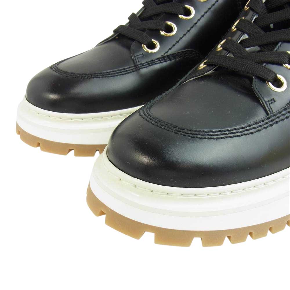 LOUIS VUITTON ルイ・ヴィトン アベスライン ダービー レザー スニーカー ブラック系 8【極上美品】【中古】
