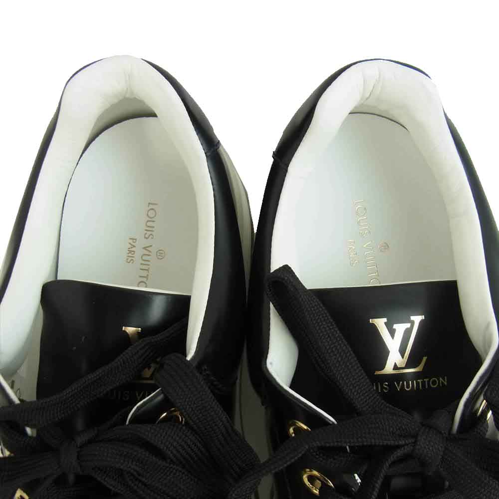 LOUIS VUITTON ルイ・ヴィトン アベスライン ダービー レザー スニーカー ブラック系 8【極上美品】【中古】