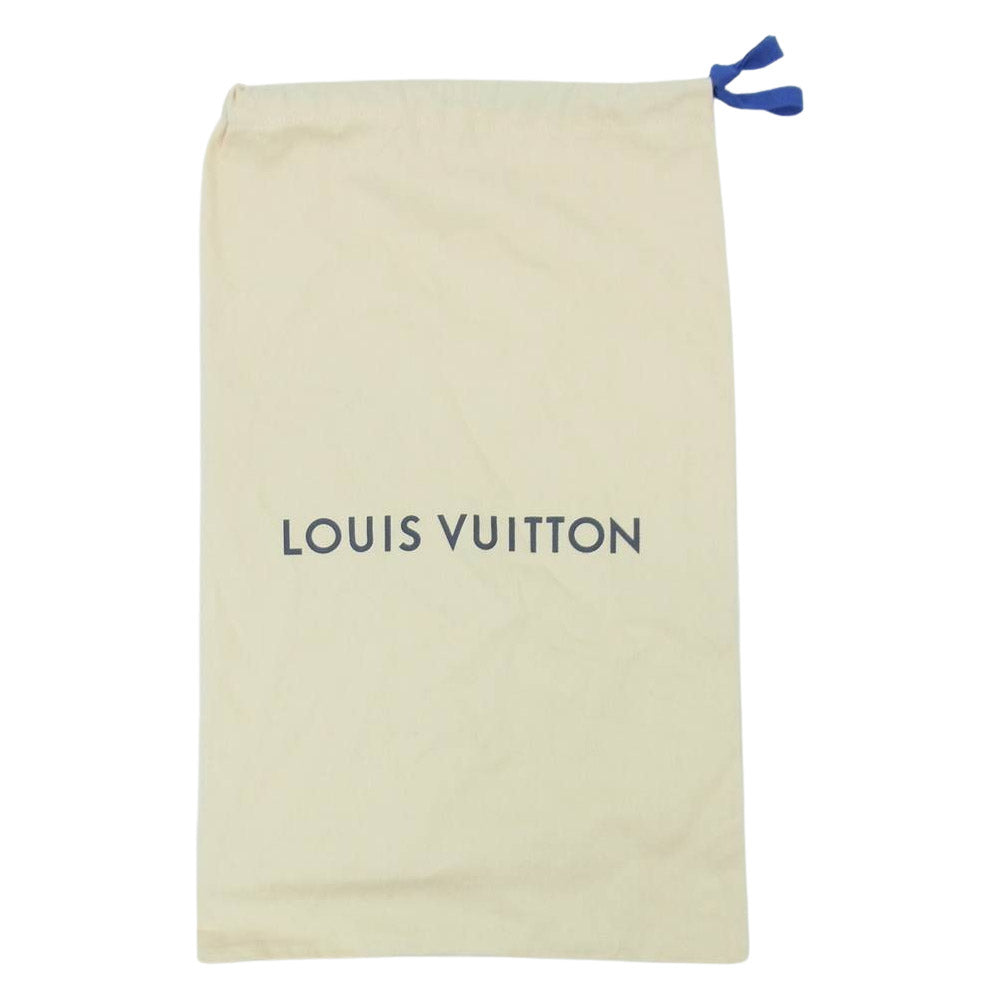 LOUIS VUITTON ルイ・ヴィトン 1A9FAN ビバリーヒルズ　ライン モノグラムジャイアント スリッポン レザー スニーカー ブラック系 8【中古】
