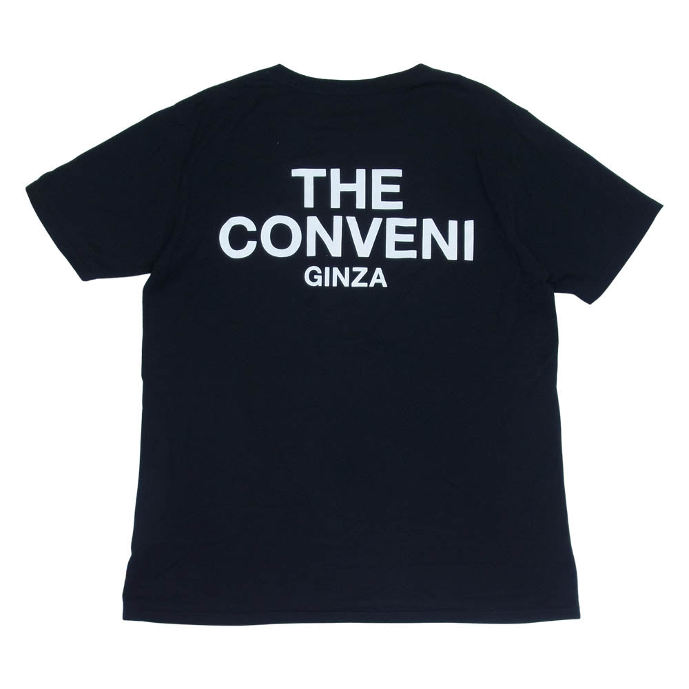 ザコンビニ ギンザ バックプリント Tシャツ ブラック系 L【中古】
