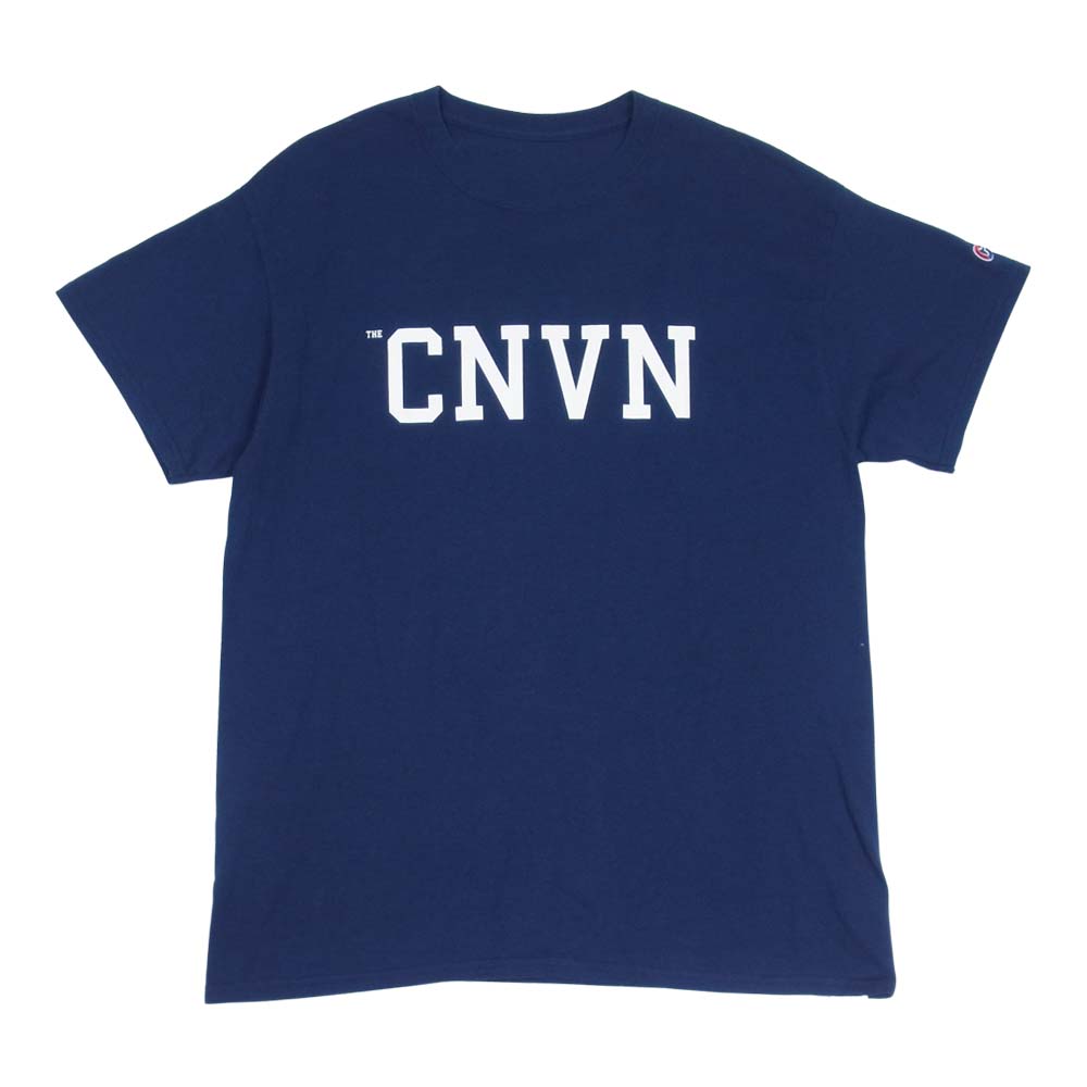 ザコンビニ ギンザ CNVN ロゴTシャツ ネイビー系 L【中古】