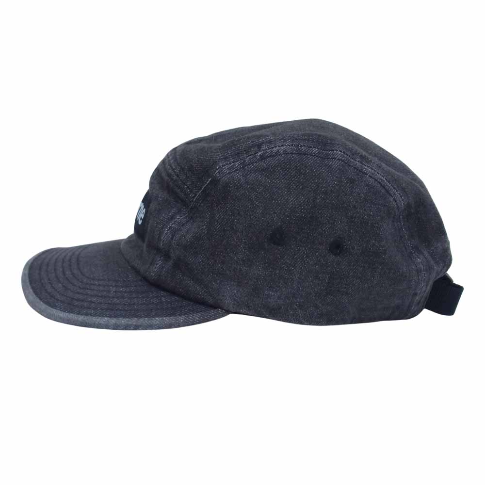 Supreme シュプリーム 18SS Denim Camp Cap デニム キャンプ キャップ ブラック系【中古】