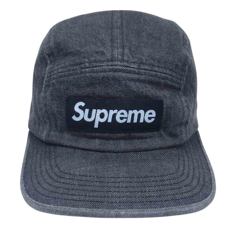 Supreme シュプリーム 18SS Denim Camp Cap デニム キャンプ キャップ ブラック系【中古】