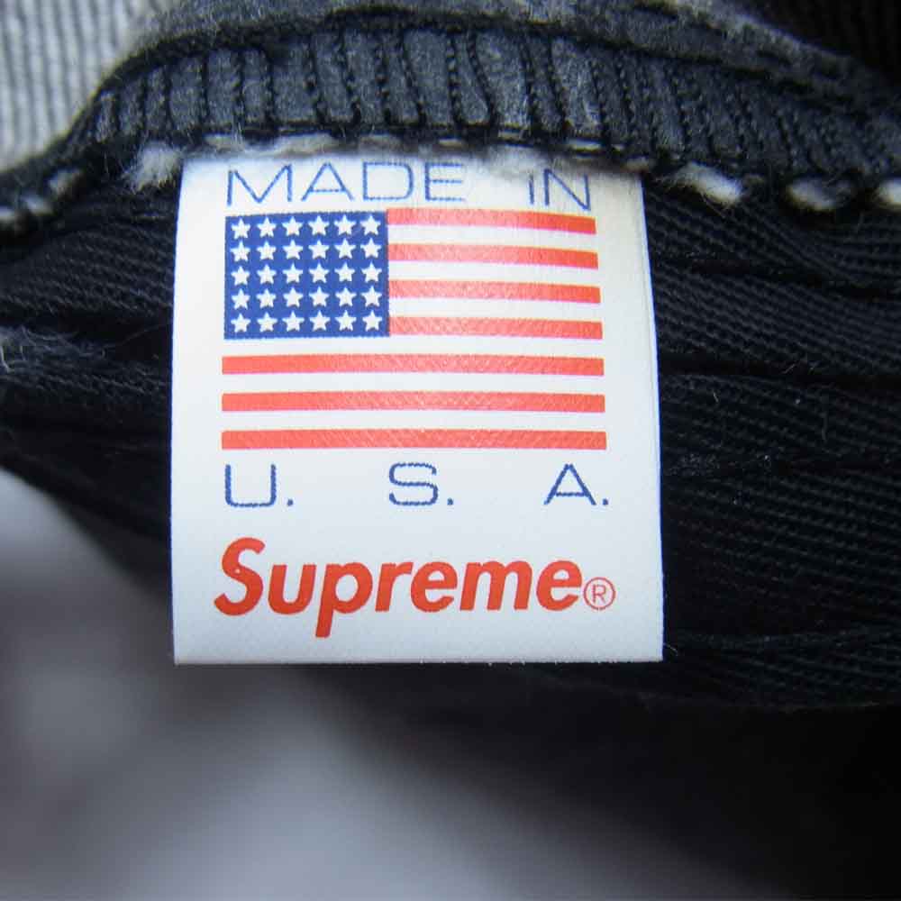 Supreme シュプリーム 18SS Denim Camp Cap デニム キャンプ キャップ ブラック系【中古】