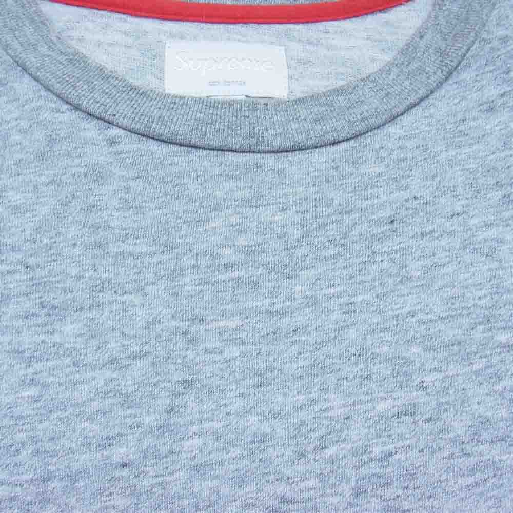 Supreme シュプリーム 15SS Surf Style Arena Top サーフスタイル アリーナトップ バックロゴ 長袖 Tシャツ グレー系 M【中古】