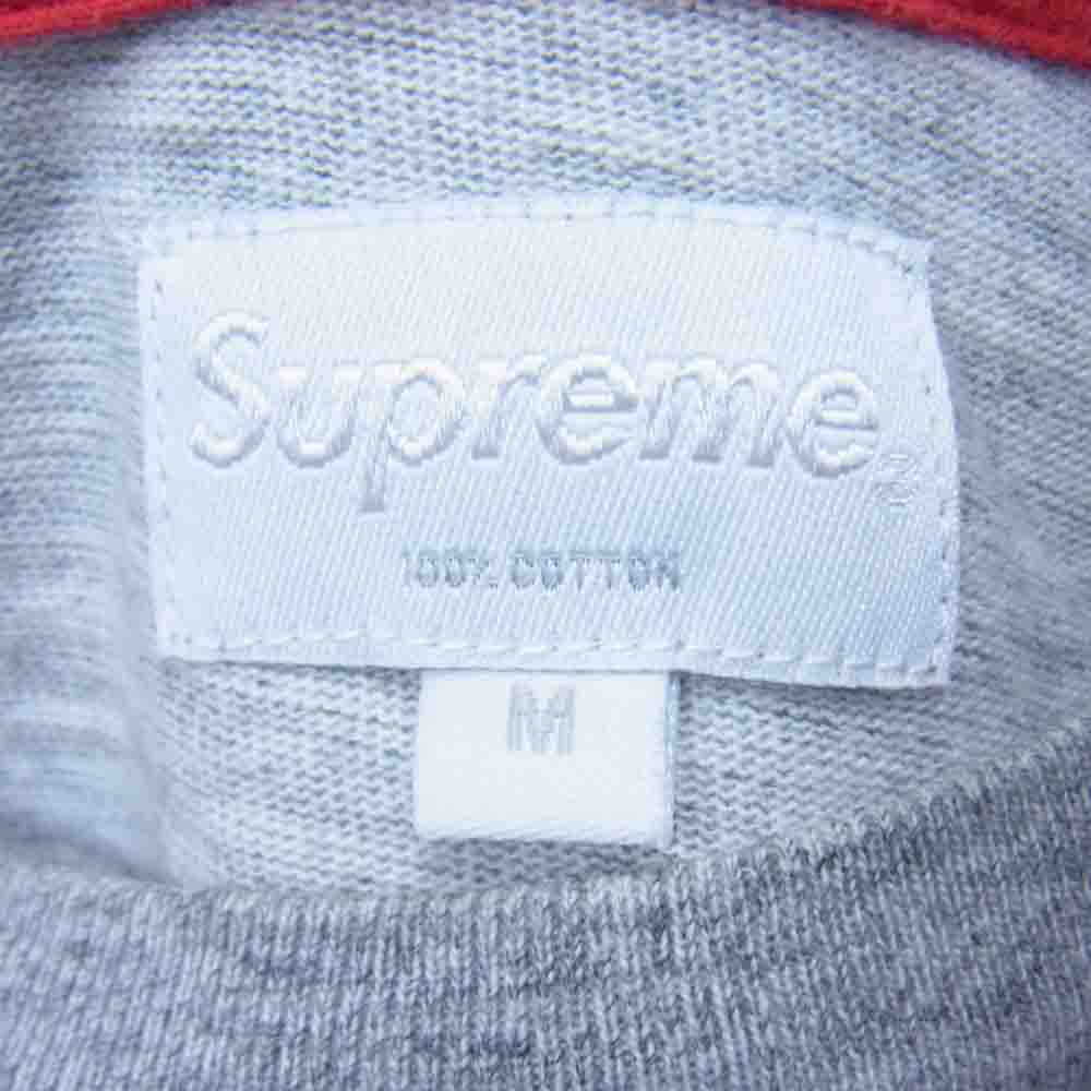 Supreme シュプリーム 15SS Surf Style Arena Top サーフスタイル アリーナトップ バックロゴ 長袖 Tシャツ グレー系 M【中古】