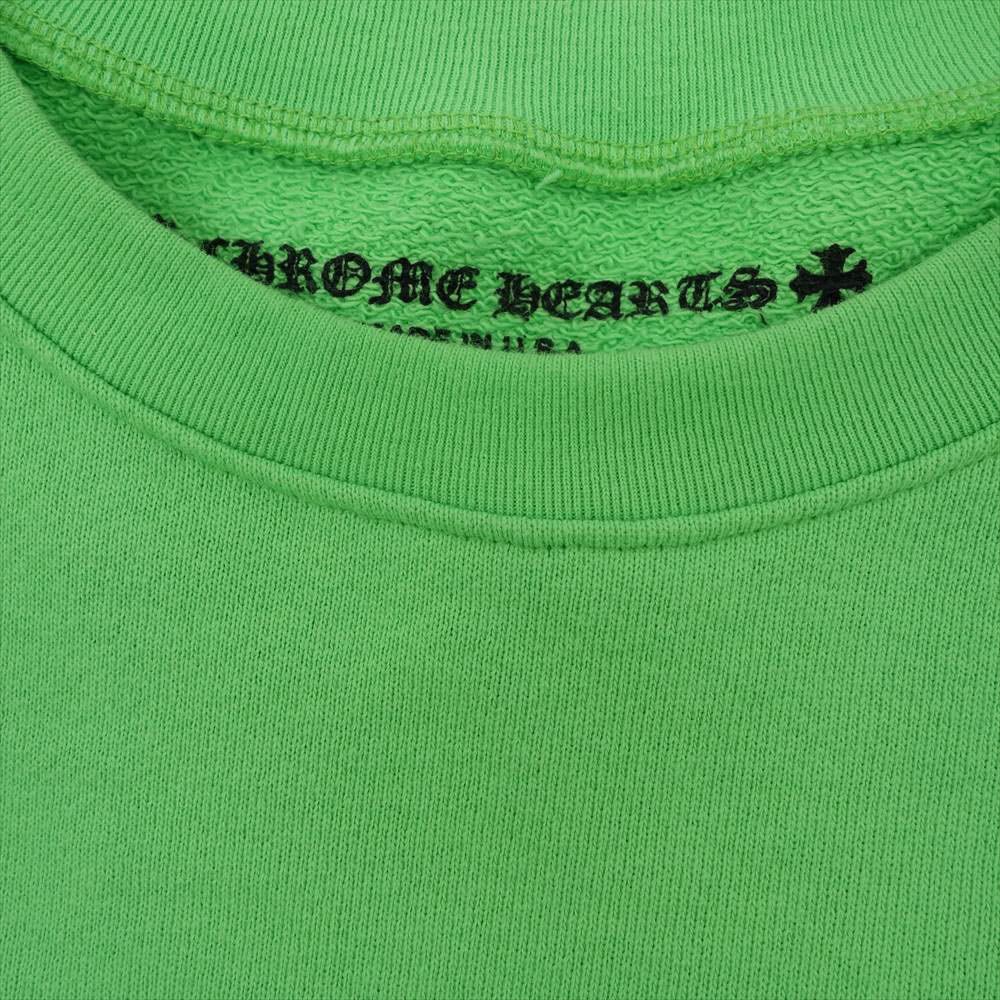 CHROME HEARTS クロムハーツ（原本無） MATTY BOY マッティーボーイ PPO SEXRCD GRN SWTSHRT Sex Records セックスレコード スウェット トレーナー  グリーン系 XL【中古】