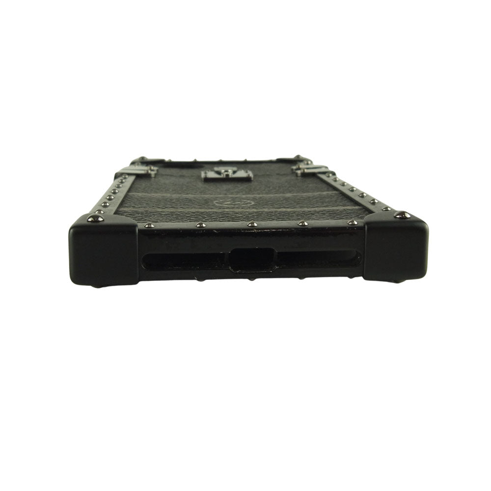 LOUIS VUITTON ルイ・ヴィトン M62613 モノグラム エクリプス フラグメント アイトランク iphone アイフォンケース スマホケース ブラック系【中古】