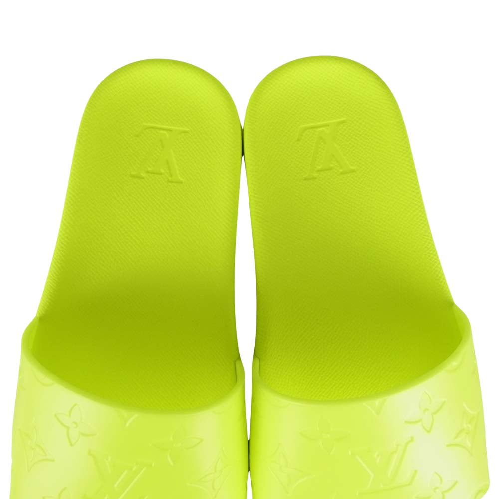 LOUIS VUITTON ルイ・ヴィトン モノグラム ペナッシ シャワー サンダル イエロー系 5【美品】【中古】