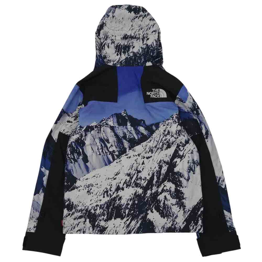Supreme シュプリーム 17AW × THE NORTH FACE ノースフェイス Mountain Jacket 雪山 マウンテン パーカー ブルー系 S【中古】