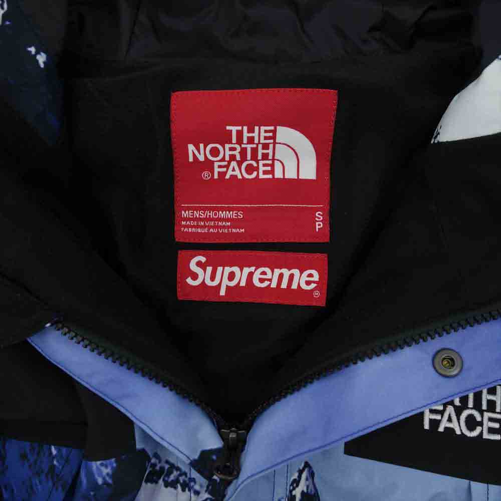 Supreme シュプリーム 17AW × THE NORTH FACE ノースフェイス Mountain Jacket 雪山 マウンテン パーカー ブルー系 S【中古】