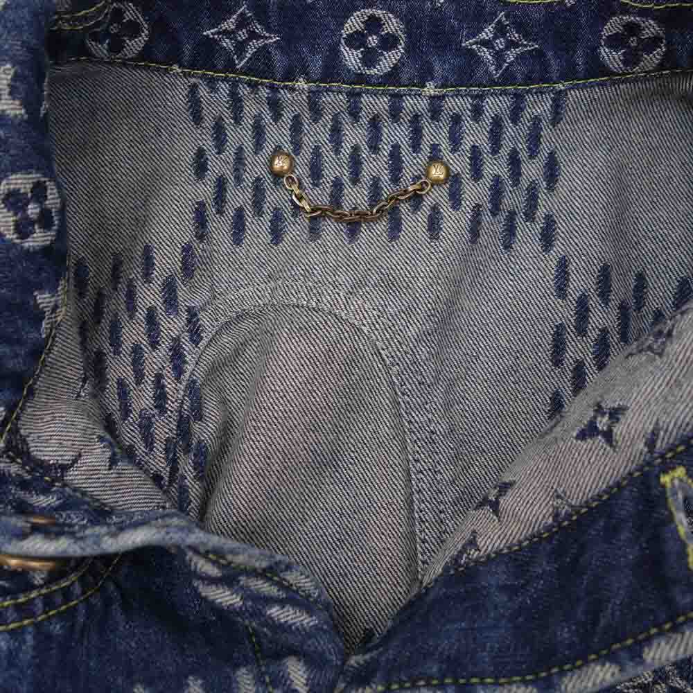 LOUIS VUITTON ルイ・ヴィトン 20AW 1A7YD6 NIGO ジャイアント ダミエ ウェーブス モノグラム インディゴブルー系 44【中古】