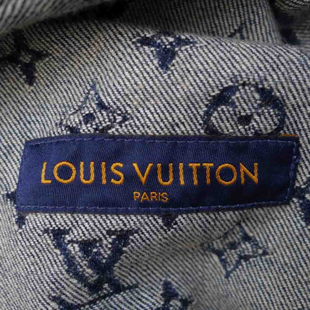 LOUIS VUITTON ルイ・ヴィトン 20AW 1A7YD6 NIGO ジャイアント ダミエ ウェーブス モノグラム インディゴブルー系 44【中古】