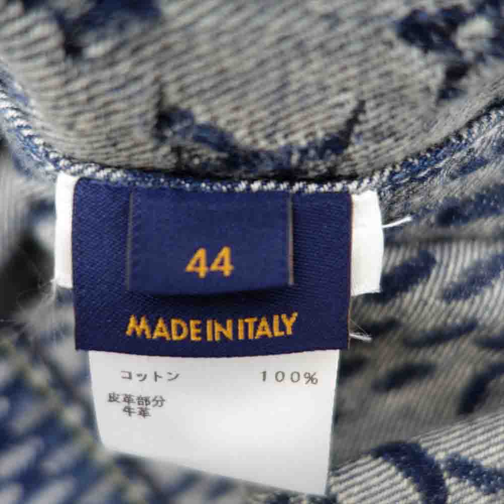 LOUIS VUITTON ルイ・ヴィトン 20AW 1A7YD6 NIGO ジャイアント ダミエ ウェーブス モノグラム インディゴブルー系 44【中古】