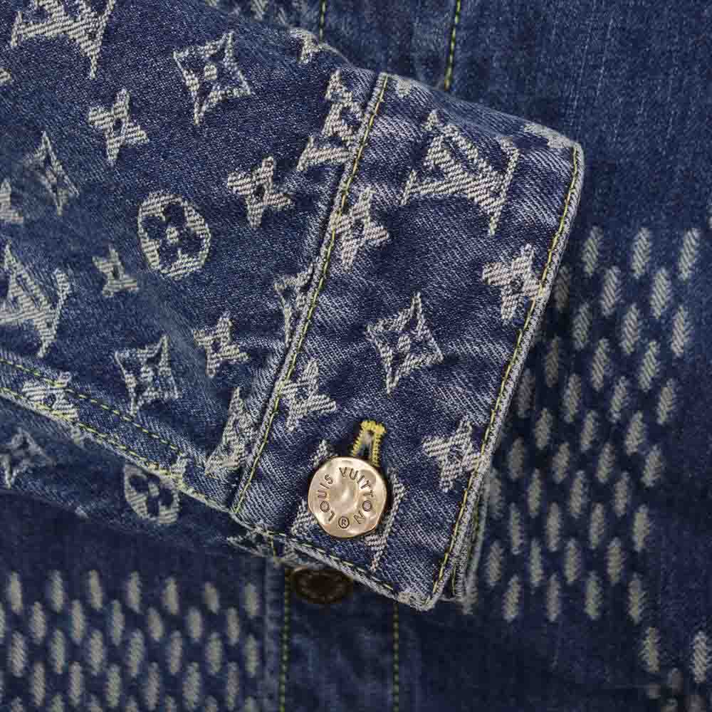 LOUIS VUITTON ルイ・ヴィトン 20AW 1A7YD6 NIGO ジャイアント ダミエ ウェーブス モノグラム インディゴブルー系 44【中古】