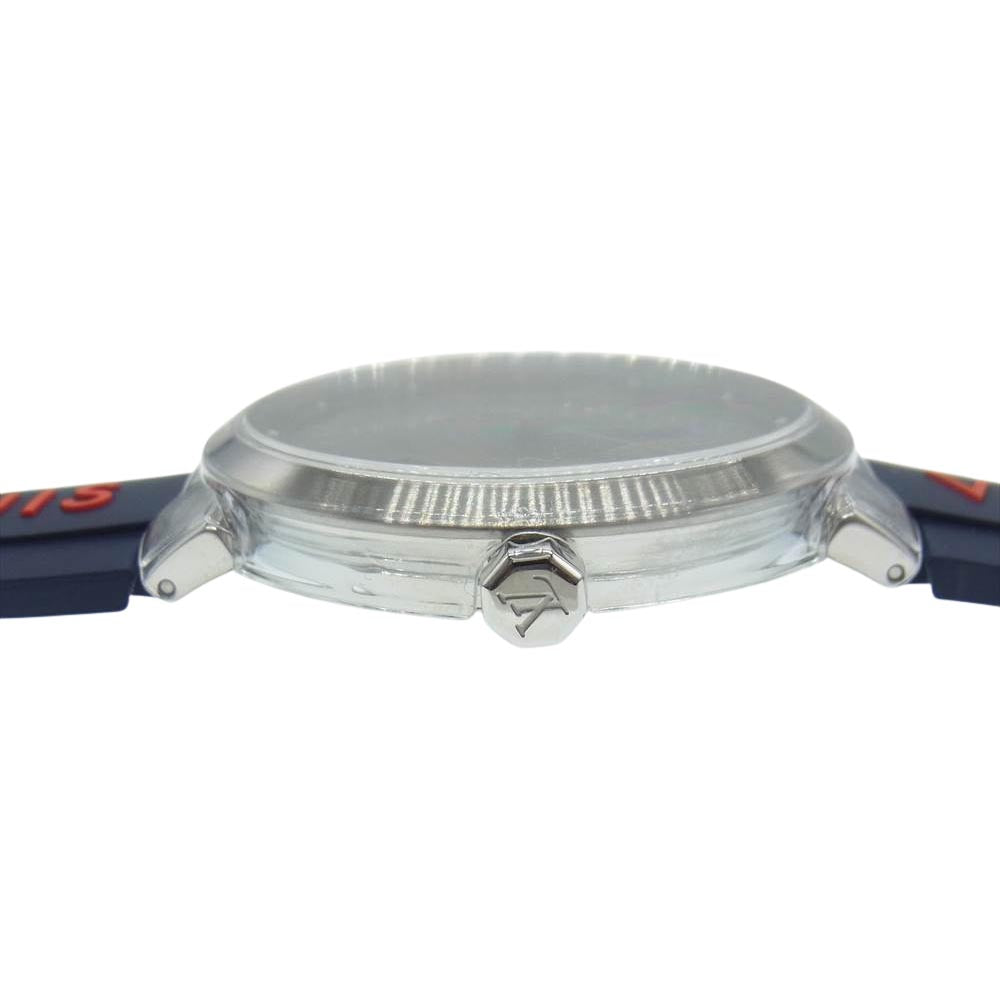 LOUIS VUITTON ルイ・ヴィトン Q1DM0 タンブール スリム エクリプス ラバーバンド シルバー系 ネイビー系【中古】