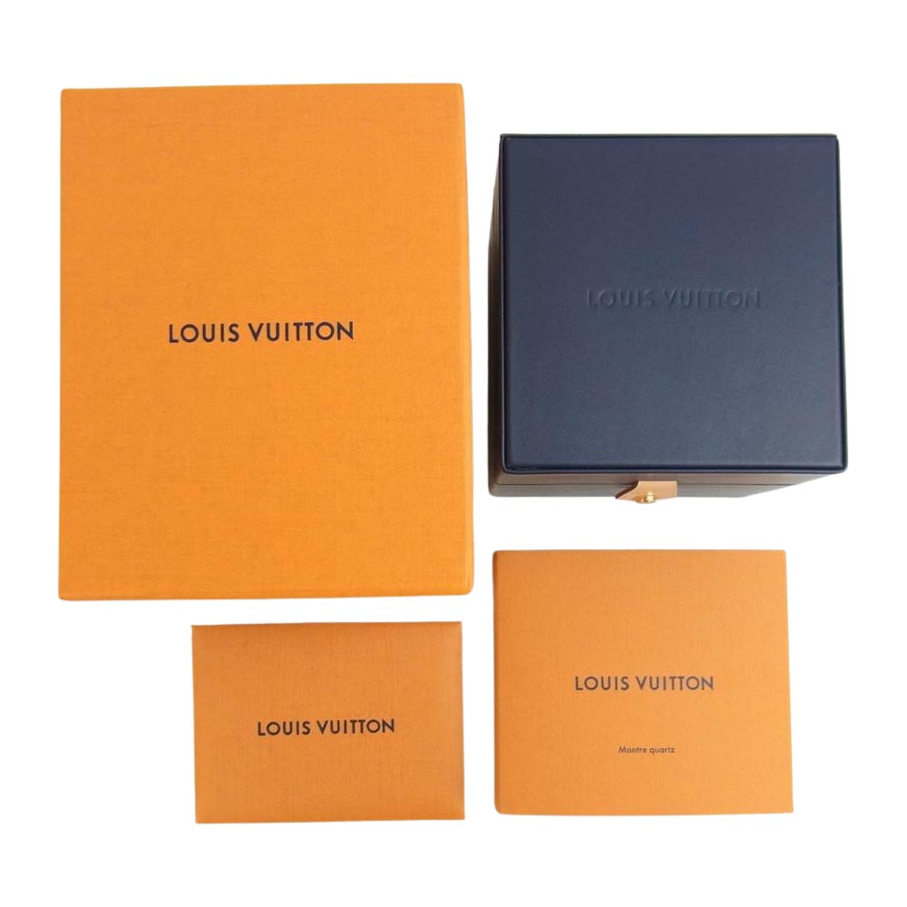 LOUIS VUITTON ルイ・ヴィトン Q1DM0 タンブール スリム エクリプス ラバーバンド シルバー系 ネイビー系【中古】