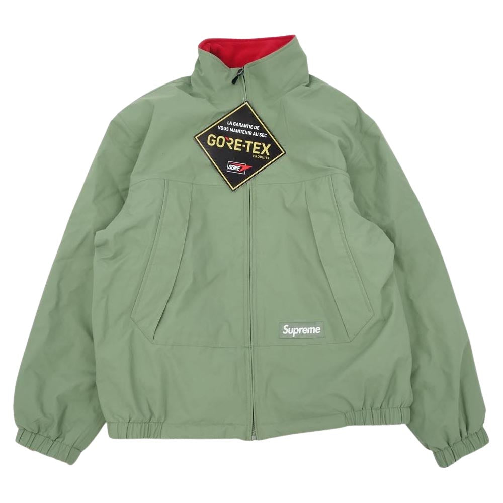 Supreme シュプリーム 22SS GORE-TEX Reversible Polartec Lined Jacket ゴアテックス リバーシブル ポーラテック ライン ジャケット グリーン系 ブラック系 L【新古品】【未使用】【中古】
