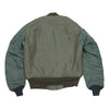 Buzz Rickson's バズリクソンズ BR12666BM × BEAMS 別注 MA-1 ツートン フライト ジャケット カーキ系 36【中古】