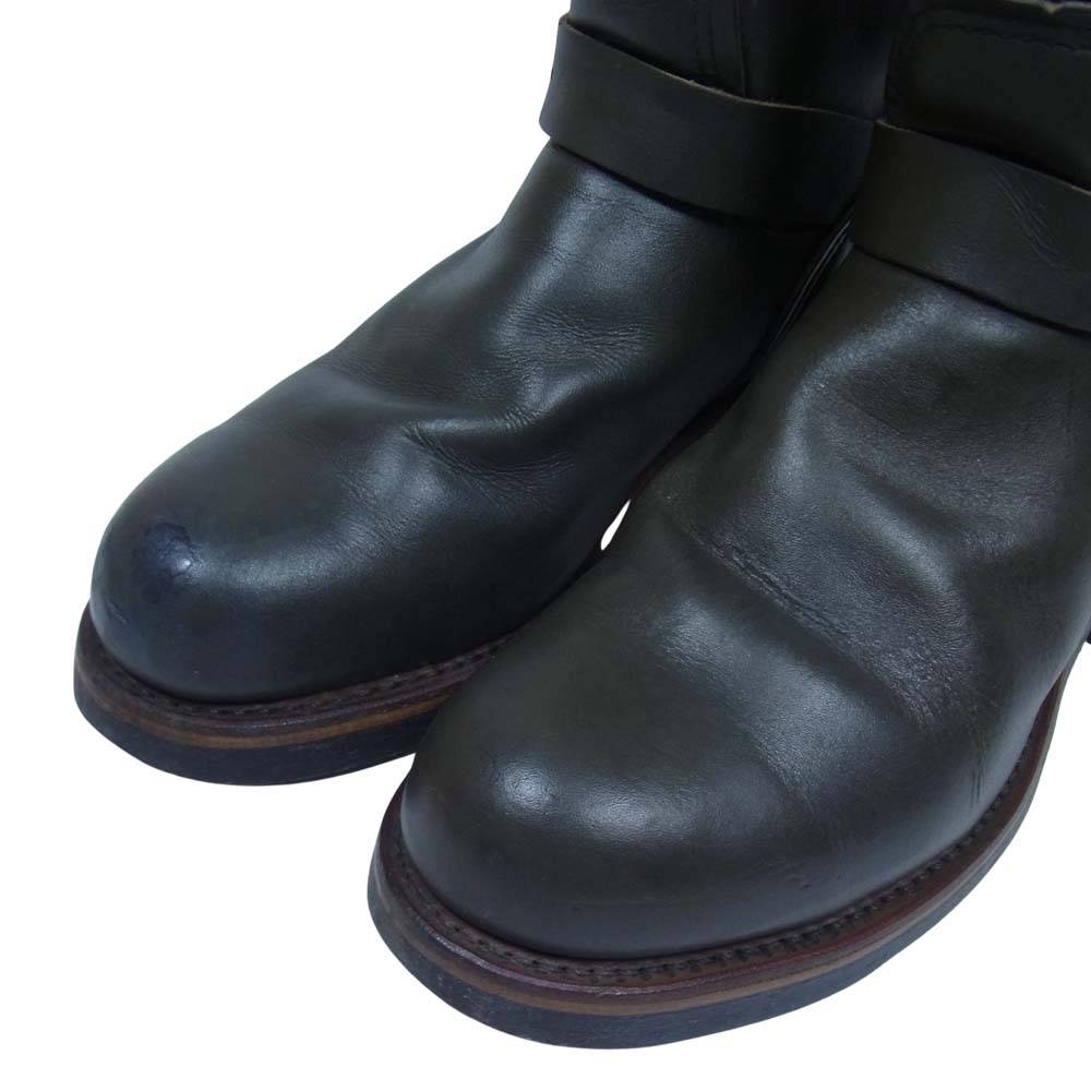 RED WING レッドウィング 8273 PT99 刺繍タグ カンガタン ブーツ グリーン系 7.5D【中古】