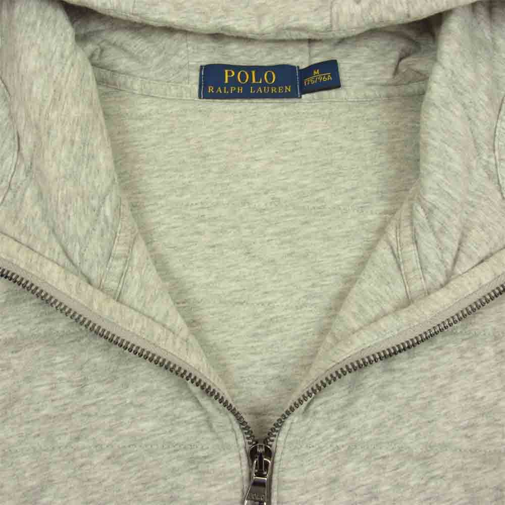 POLO RALPH LAUREN ポロ・ラルフローレン コットン ジップパーカー ジャケット グレー系 M【中古】