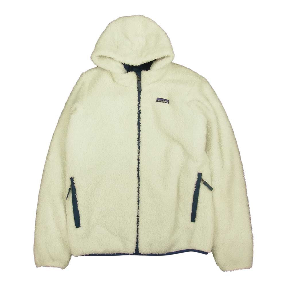 patagonia パタゴニア 18AW 68180 Girls' Reversible Dream Song Hoody ガールズ リバーシブル ドリーム ソング フーディ ネイビー系 XXL【中古】