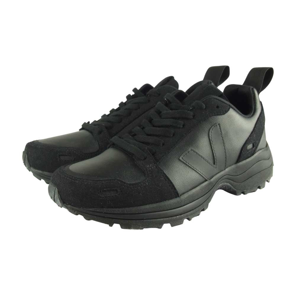Rick Owens リックオウエンス 21SS Veja Hiking Sneaker VM21S6801 SLVE BLACK ベジャ レザー ハイキングスニーカー ブラック系 27㎝【美品】【中古】
