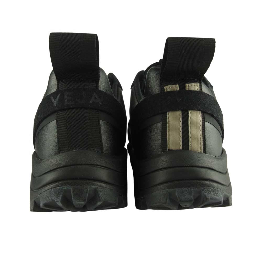 Rick Owens リックオウエンス 21SS Veja Hiking Sneaker VM21S6801 SLVE BLACK ベジャ レザー ハイキングスニーカー ブラック系 27㎝【美品】【中古】
