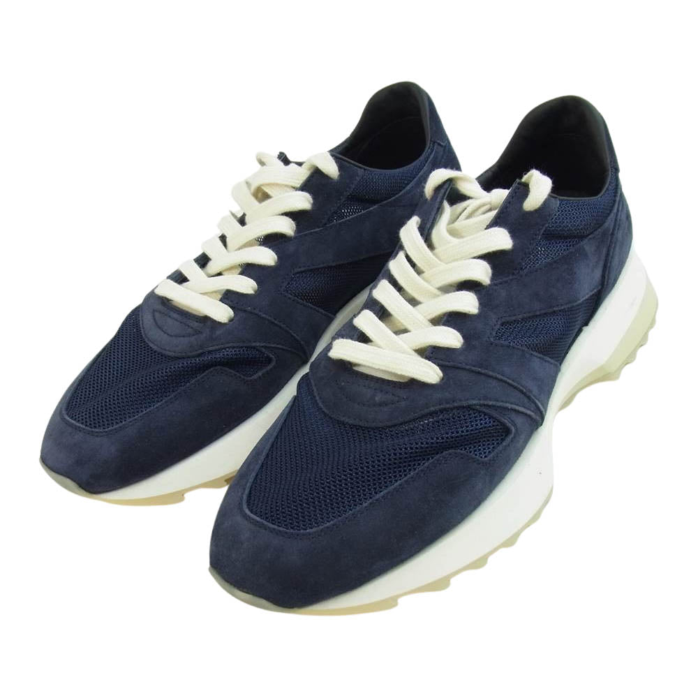 FEAR OF GOD フィアオブゴッド Vintage Runner ビンテージランナー スエード メッシュ スニーカー ネイビー系 42【極上美品】【中古】