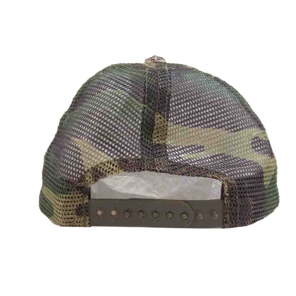 CHROME HEARTS クロムハーツ（原本有） TRUCKER CAP クロス パッチ トラッカー キャップ カモ カモ柄 53-60【中古】