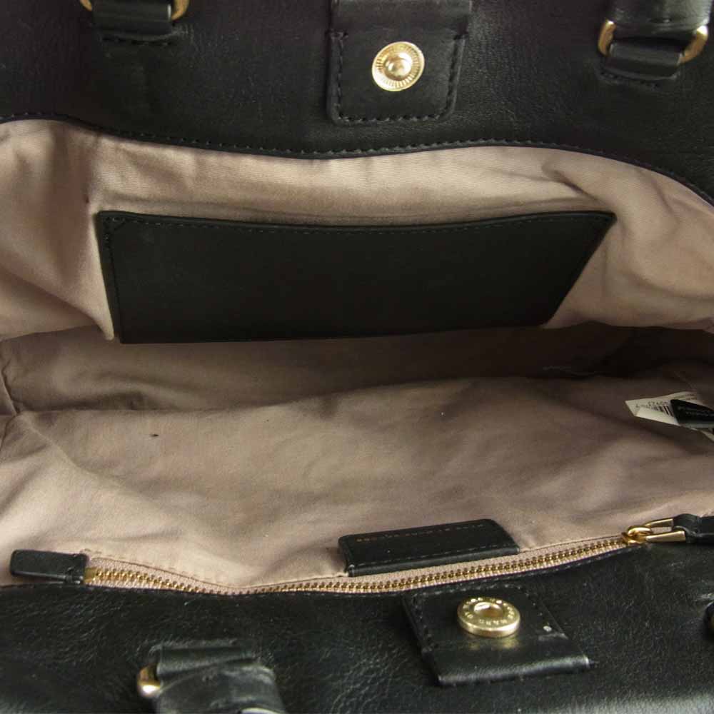 MARC BY MARC JACOBS マークバイマークジェイコブス 2way レザー バッグ ブラック系【中古】