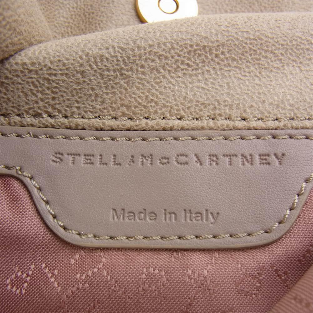 Stella McCartney ステラマッカートニー 371223 W9355 国内正規品 MINI TOTE FALABELLA ファラベラ チェーン ショルダー ミニトート バッグ ゴールド金具 ベージュ系【美品】【中古】