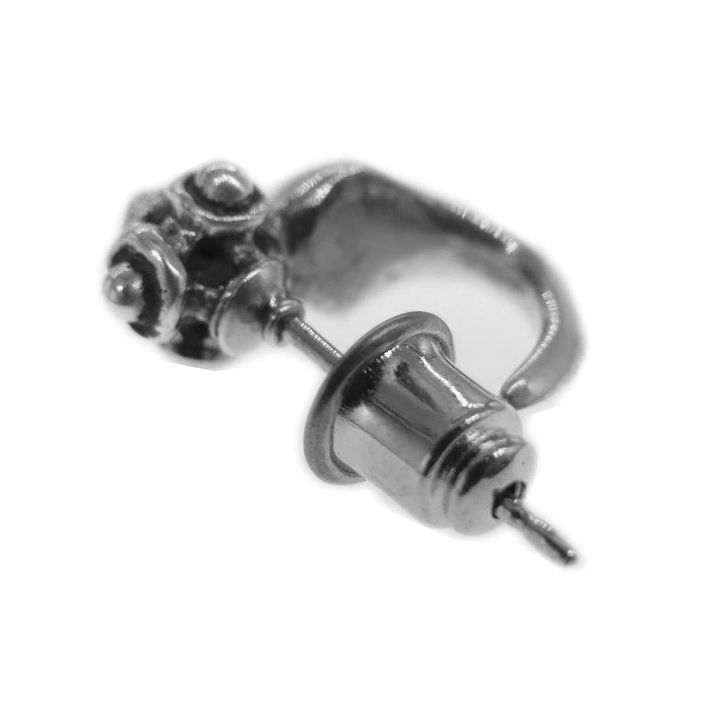 DEAF BREED デフブリード P-7 プレーン フープ シルバー ピアス シルバー系【極上美品】【中古】