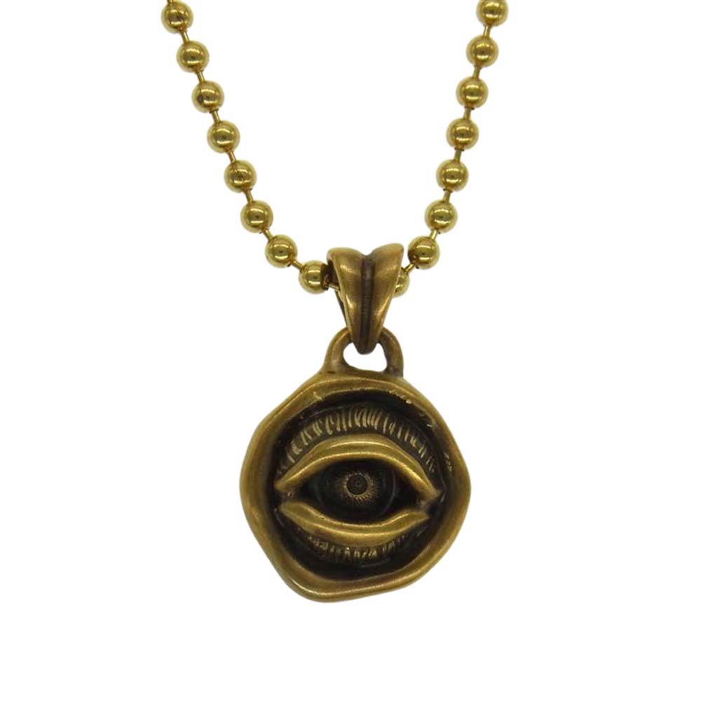 DEAF BREED デフブリード ST-42 EYE PENDANT ネックレス ゴールド系【極上美品】【中古】