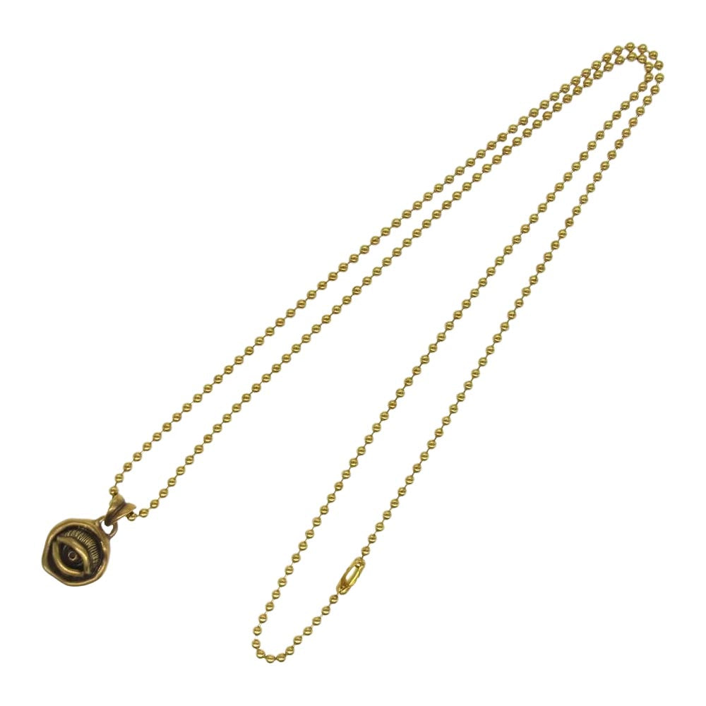 DEAF BREED デフブリード ST-42 EYE PENDANT ネックレス ゴールド系【極上美品】【中古】