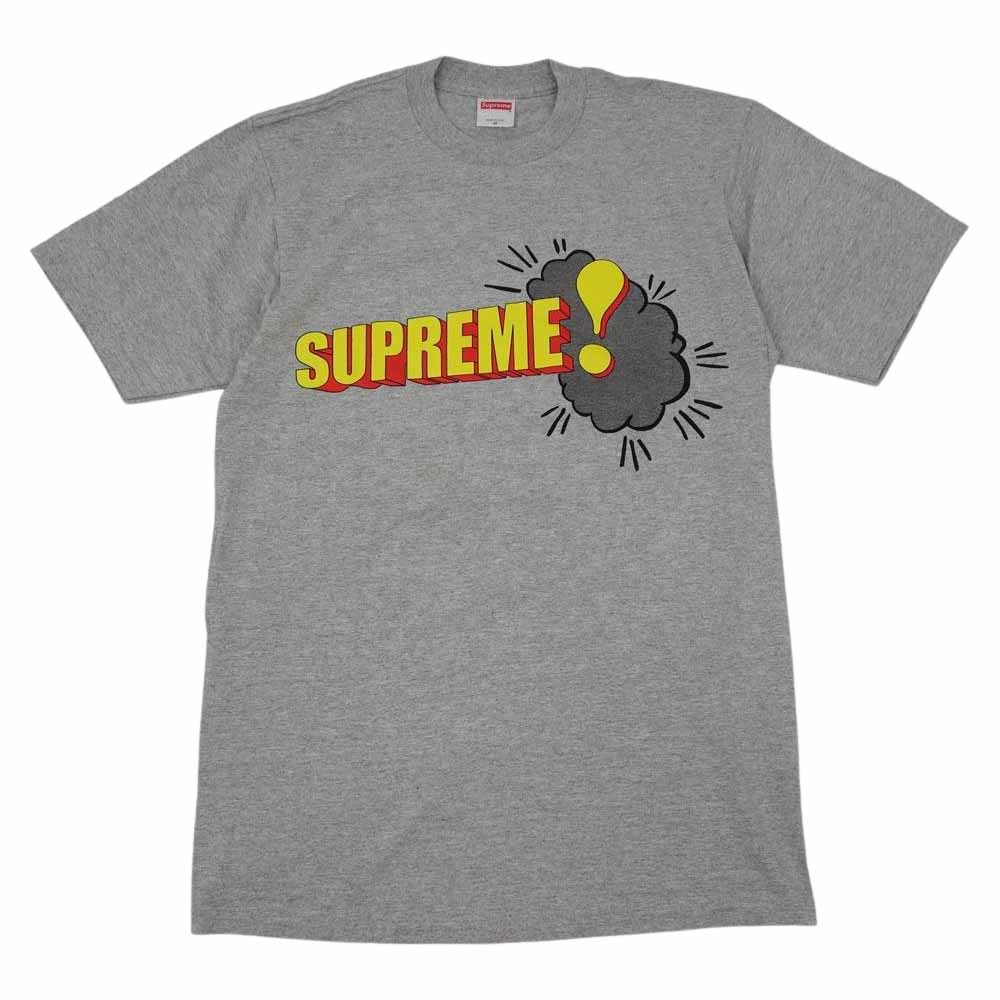Supreme シュプリーム Impact Tee インパクト ロゴ プリント Tシャツ グレー系 M【極上美品】【中古】