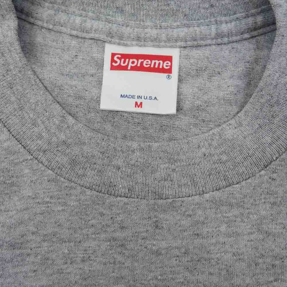 Supreme シュプリーム Impact Tee インパクト ロゴ プリント Tシャツ グレー系 M【極上美品】【中古】
