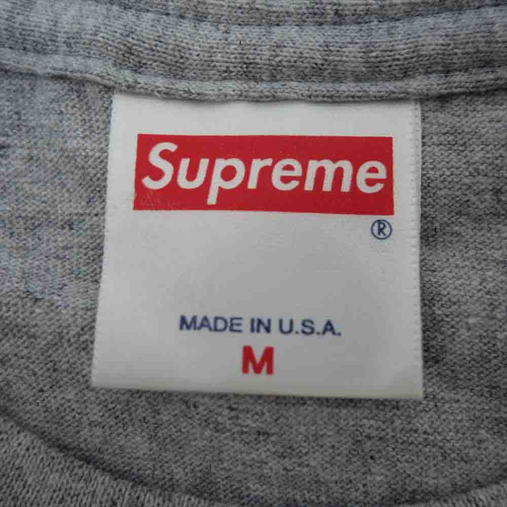 Supreme シュプリーム Impact Tee インパクト ロゴ プリント Tシャツ グレー系 M【極上美品】【中古】