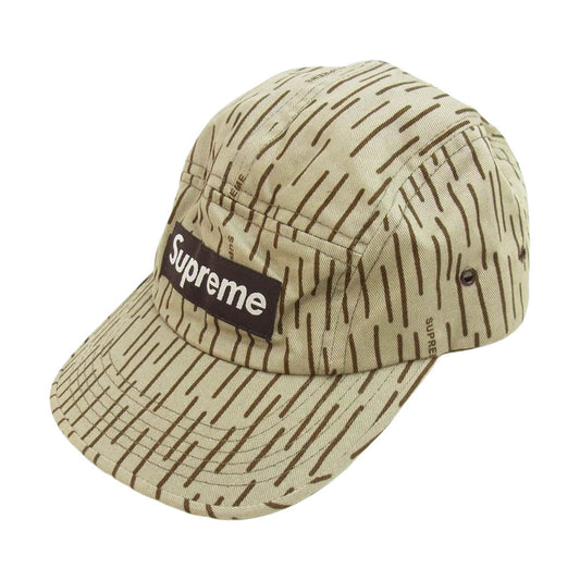Supreme シュプリーム Raindrop Camo Cap レイン カモ キャンプキャップ カーキ系【極上美品】【中古】