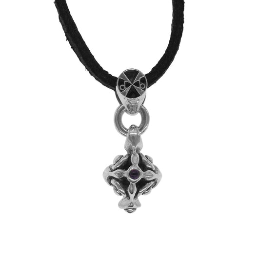 DEAF BREED デフブリード T-49 stone シルバー チャーム ネックレス シルバー系【極上美品】【中古】