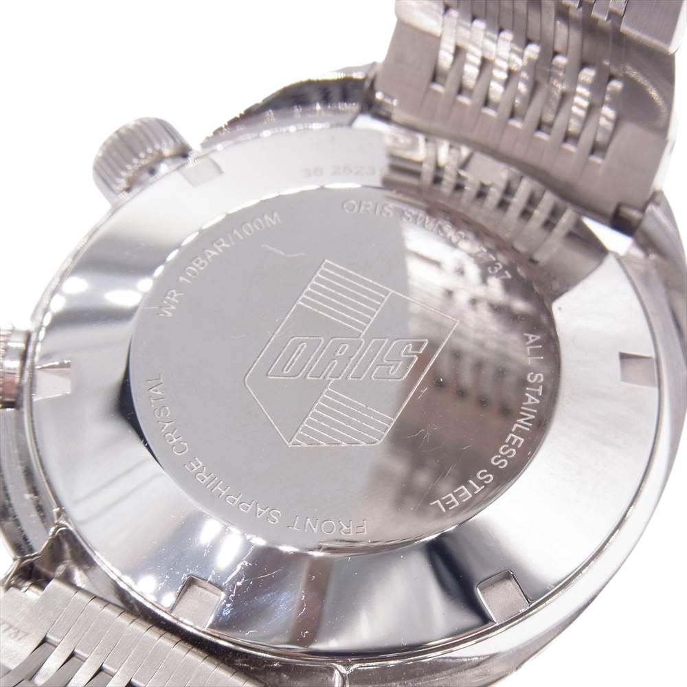 ORIS オリス 7737 クロノリス デイト 自動巻き オート ステンレス 腕時計 リストウォッチ シルバー系【美品】【中古】