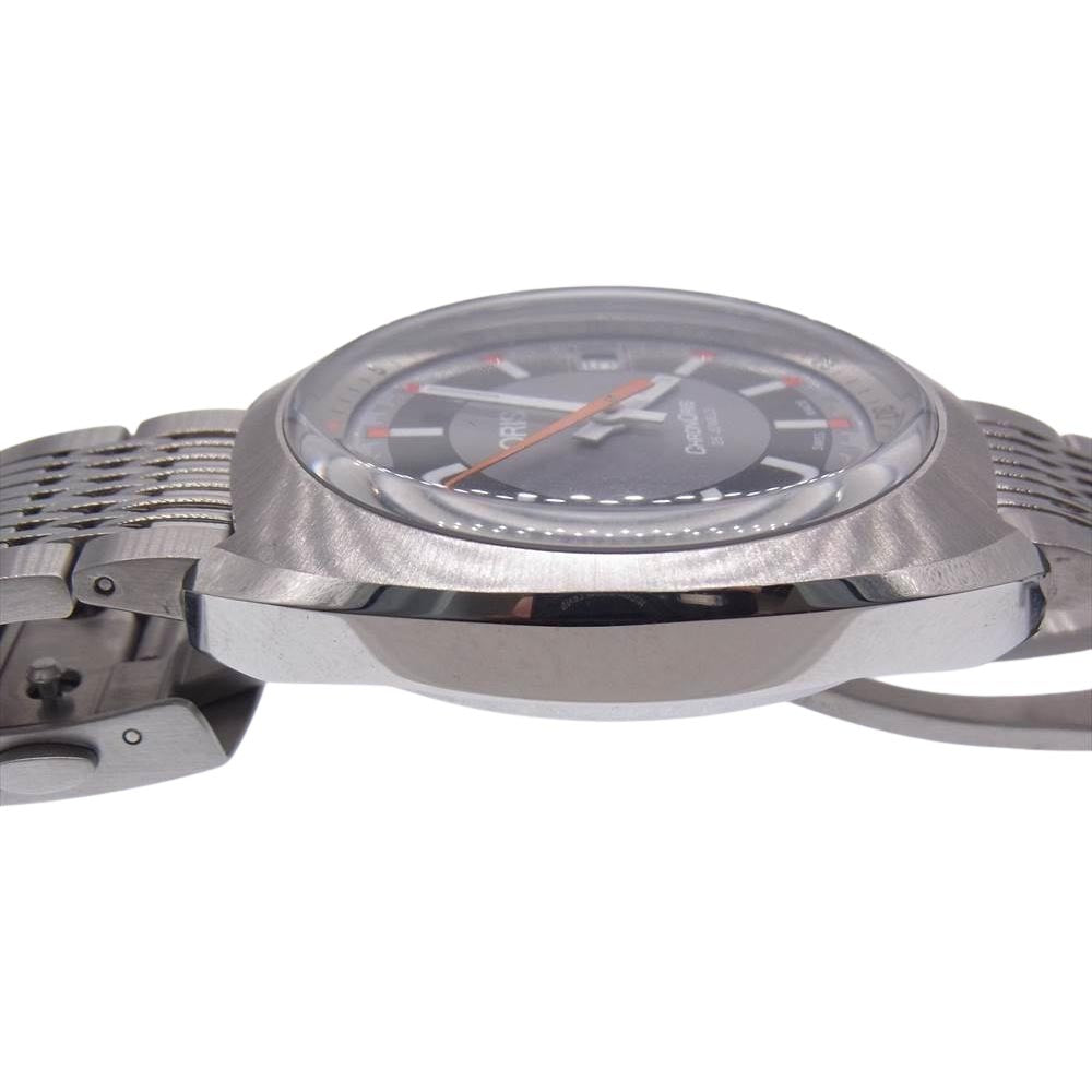 ORIS オリス 7737 クロノリス デイト 自動巻き オート ステンレス 腕時計 リストウォッチ シルバー系【美品】【中古】