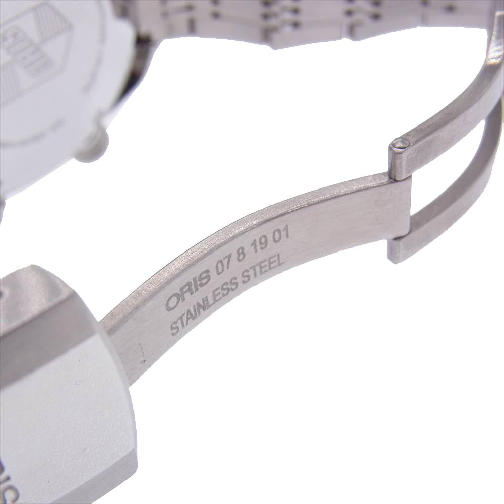 ORIS オリス 7737 クロノリス デイト 自動巻き オート ステンレス 腕時計 リストウォッチ シルバー系【美品】【中古】