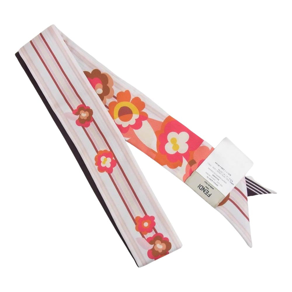 FENDI フェンディ FXT011 A20G TU WRAPPY ラッピー ツイリー 柄【中古