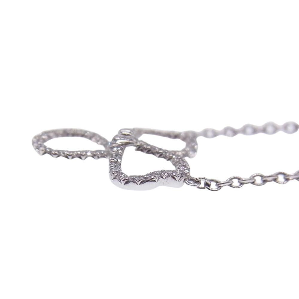 TIFFANY&Co. ティファニー ペーパーフラワー ダイヤモンド PT950 ネックレス シルバー系【中古】